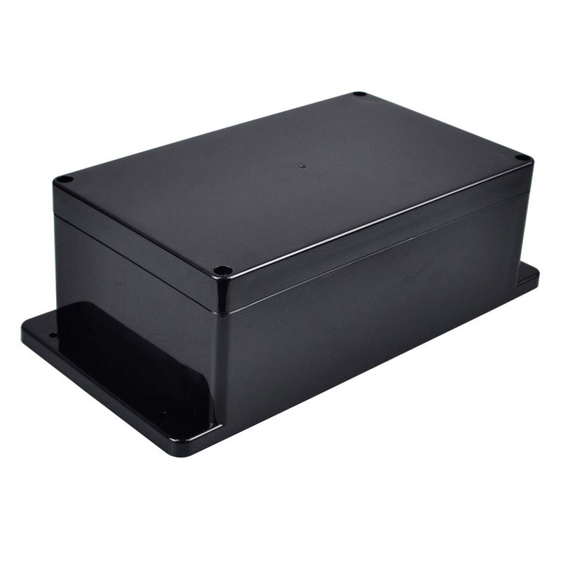 Pinfox IP65 Plastic Project Box ABS Waterproof Electronic Enclosure Junction Box with Fixed Ear 7.8" x 4.7" x 3" - Image 1